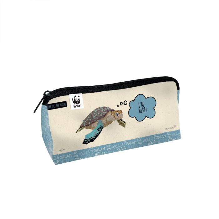 Astuccio con cerniera Tartaruga Marina