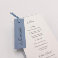 Conchiglie Menu con Vassoio e Tag - immagine 2