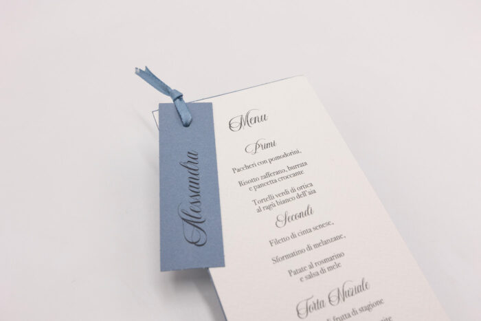Conchiglie Menu con Vassoio e Tag - immagine 2